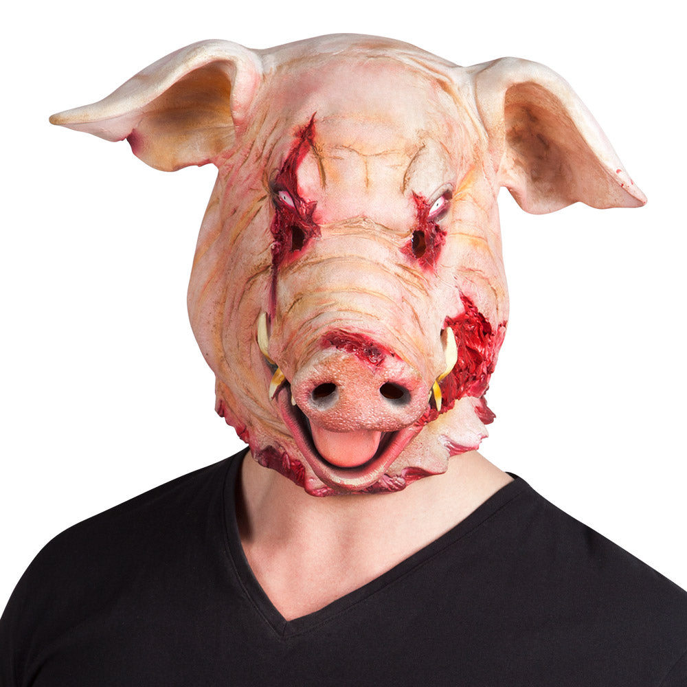 Masque Latex Cochon Sanglant Adulte – Halloween et Déguisement