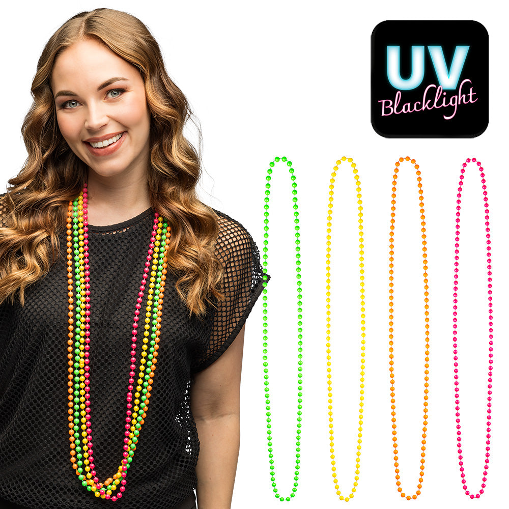 Collier Candy Fluo Multicouleur – Soirée Déguisée et Carnaval