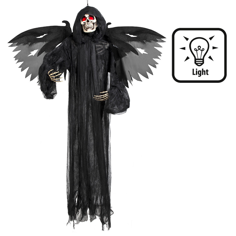 Décoration Suspendue Démon Étourdi 165 cm – Halloween et Déco Maison Hantée