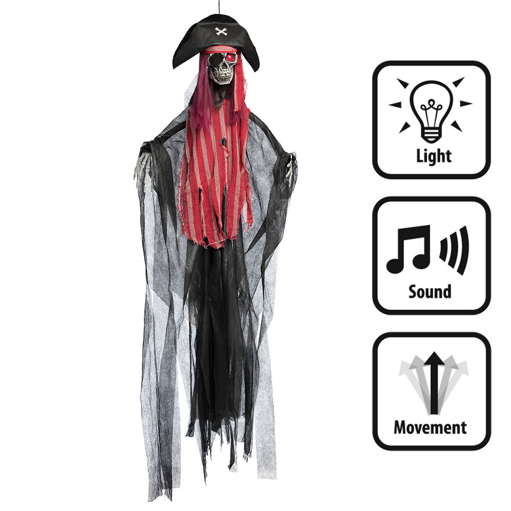 Pirate Rieur à Suspendre 160 cm – Décoration Halloween et Fête