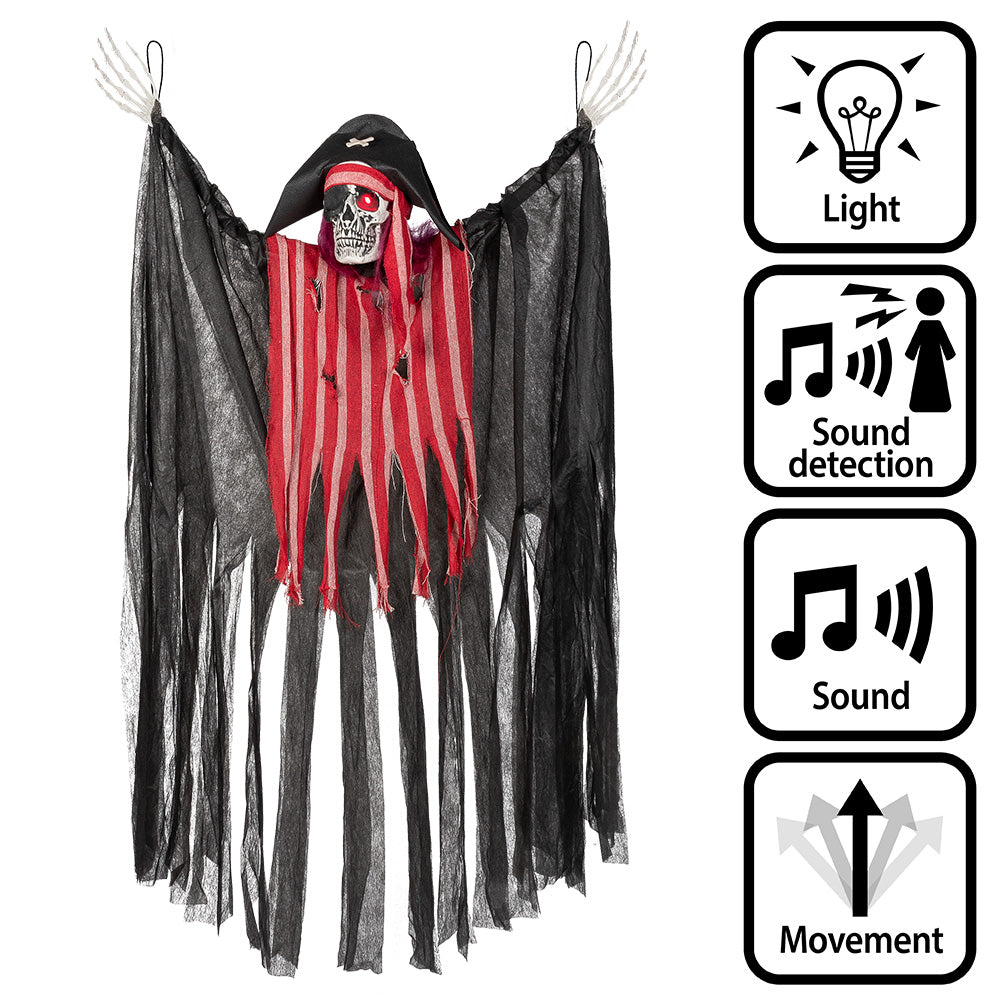 Pirate Rieur à Suspendre 160 cm – Décoration Halloween et Fête