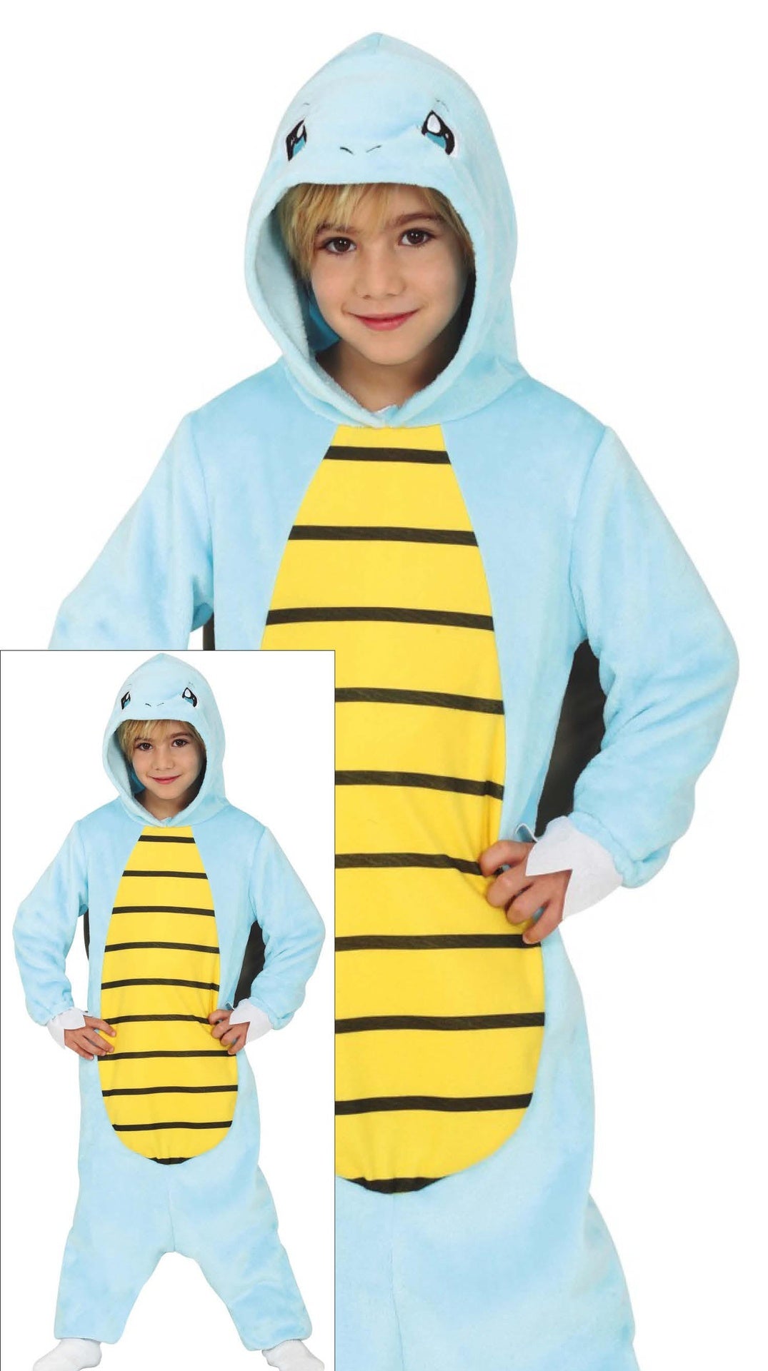 Déguisement tortue bleu enfant 7-9 ans polyester