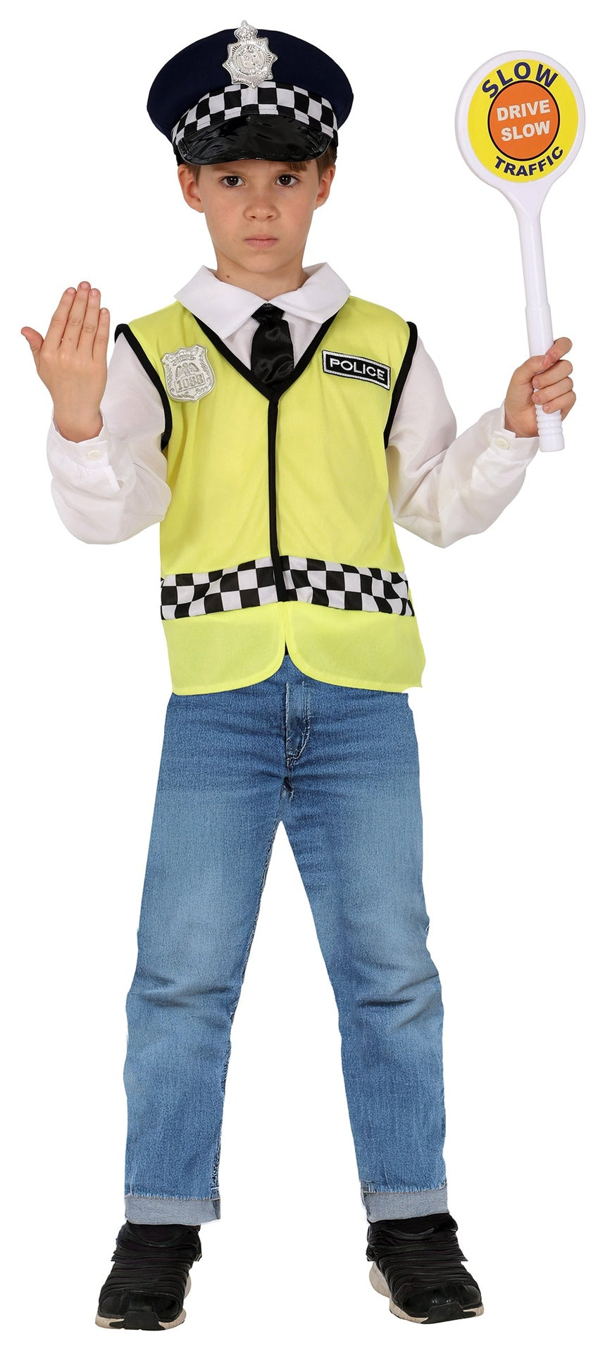 Déguisement Police Garçon - Chemise, Gilet et Chapeau