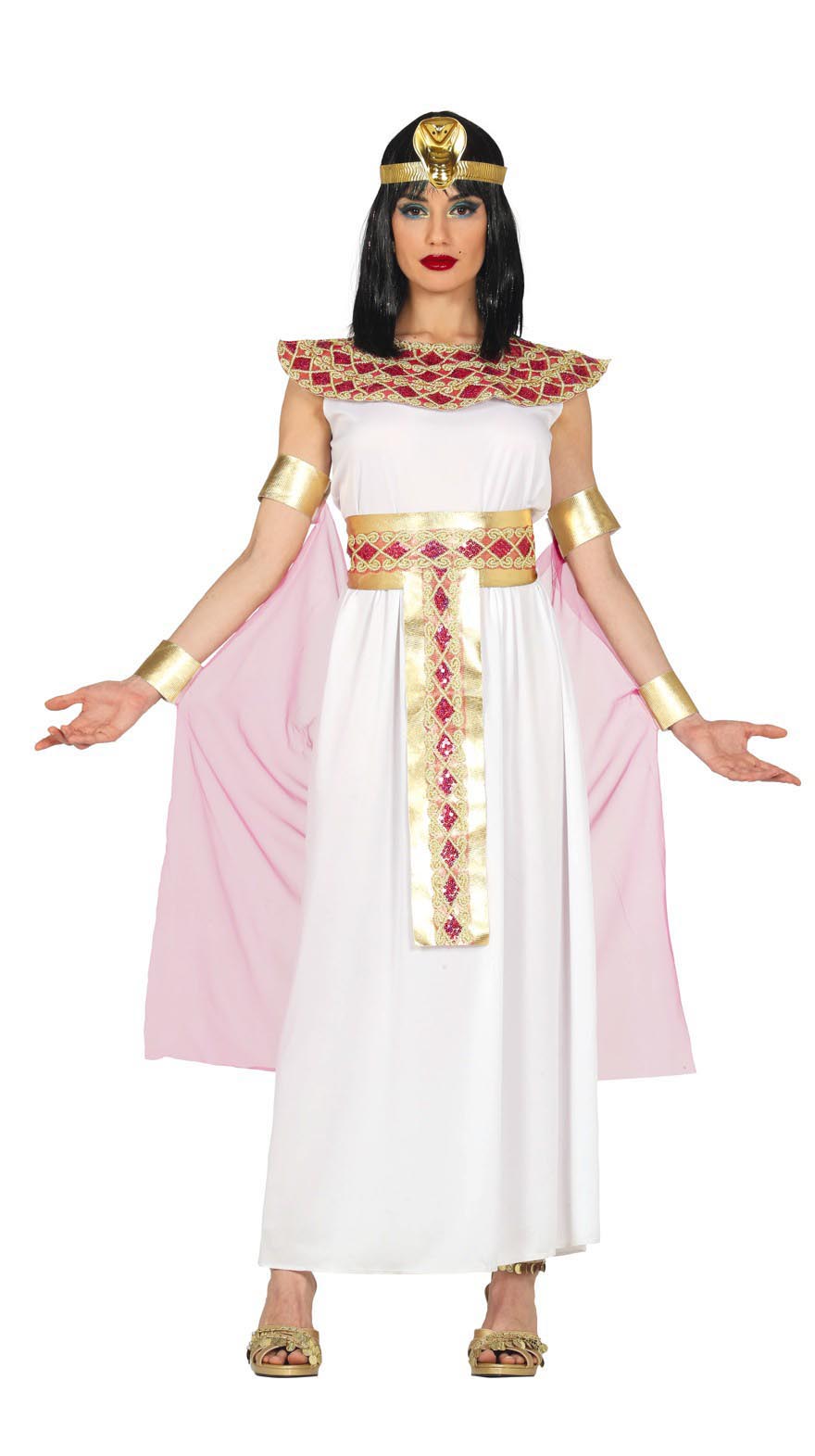Déguisement Égyptienne Femme - Cape, Ceinture et Robe