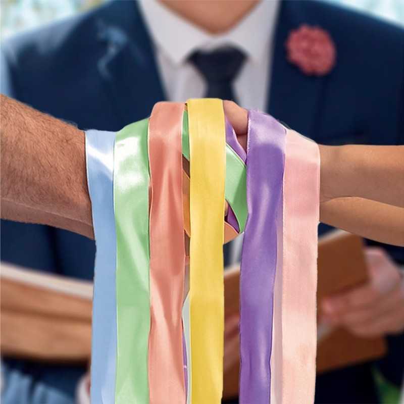 Kit Rituel des Rubans Mariage - Cérémonie Laïque (Handfasting)