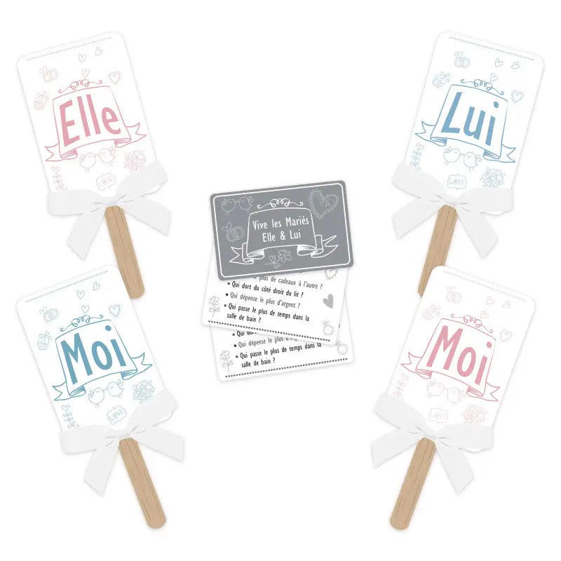 Animation Mariage - Jeu complet "Elle et Lui"