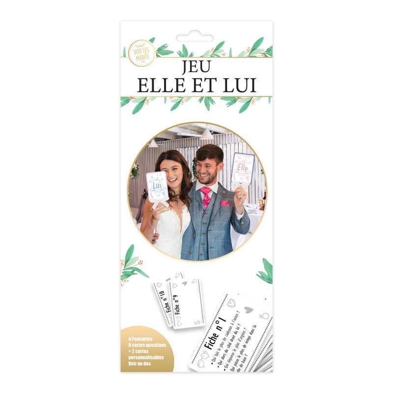 Animation Mariage - Jeu complet "Elle et Lui"