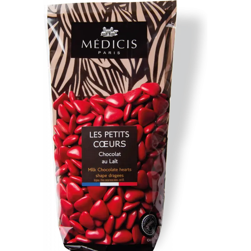 Médicis : Petits Cœurs Chocolat au Lait (250g)
