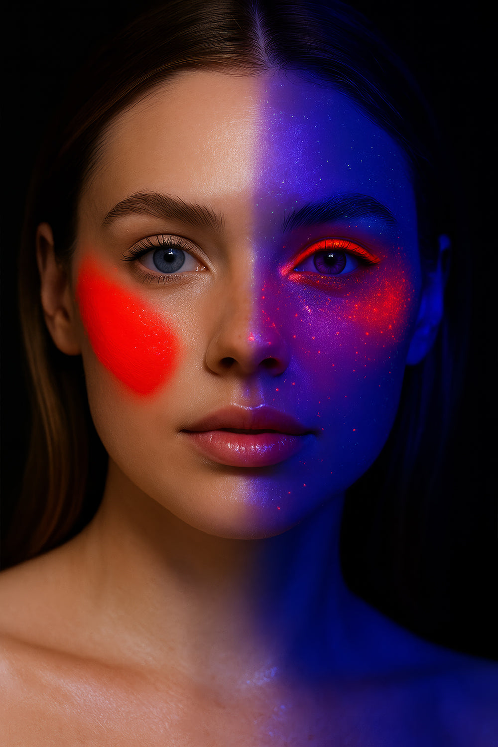 Maquillage fluo multicolore - Tube 10 ml