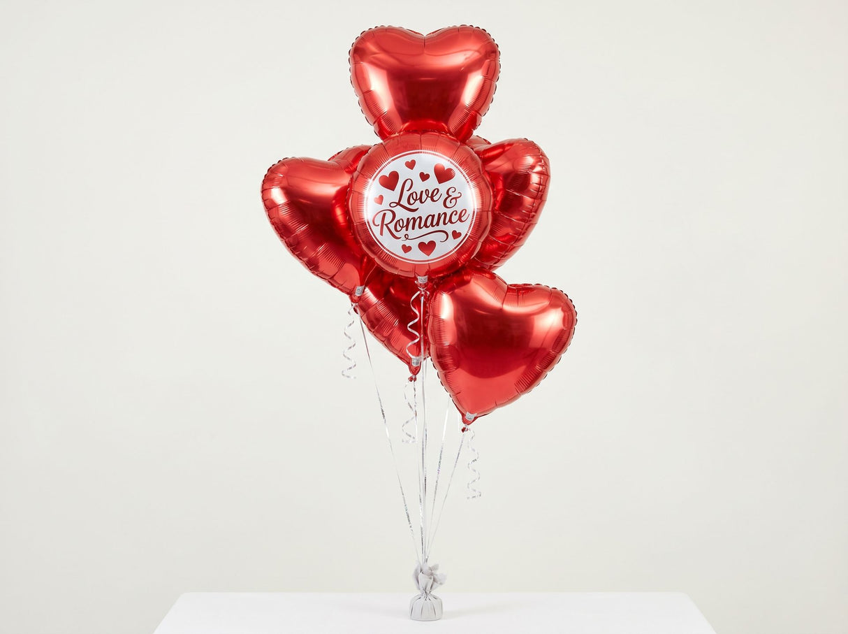 Bouquet de Ballons "Amour Passion" - Décoration Romantique - Livraison 06