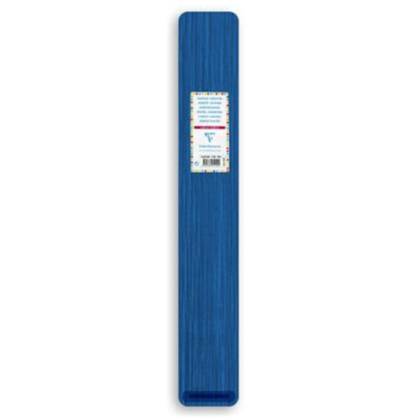 Papier Crépon Bleu Roi (2,50 m x 0,50 m) – Décoration & Loisirs Créatifs