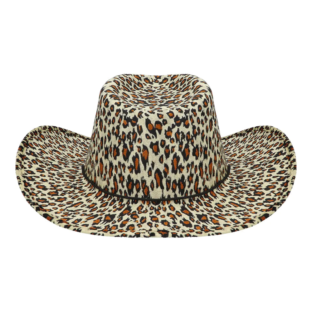 Chapeau de Cowboy Wild Léopard