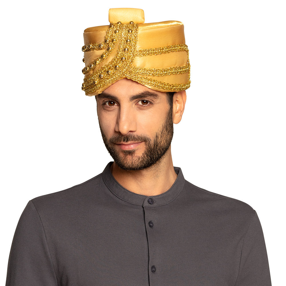 Chapeau Sultan Oriental – Accessoire Déguisement 1001 Nuits & Soirée Orientale