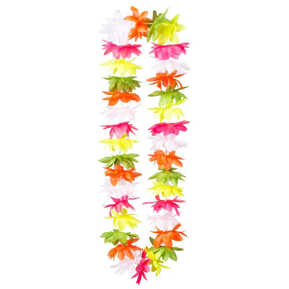 Collier Hawaïen Malia Multicouleur – Accessoire Déguisement Tropical & Soirée Été