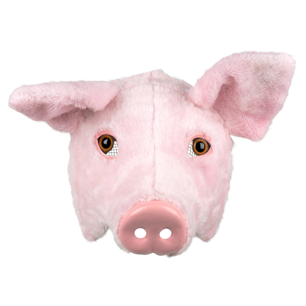 Demi-Masque Cochon – Accessoire Déguisement Animaux Carnaval & Anniversaire Adulte