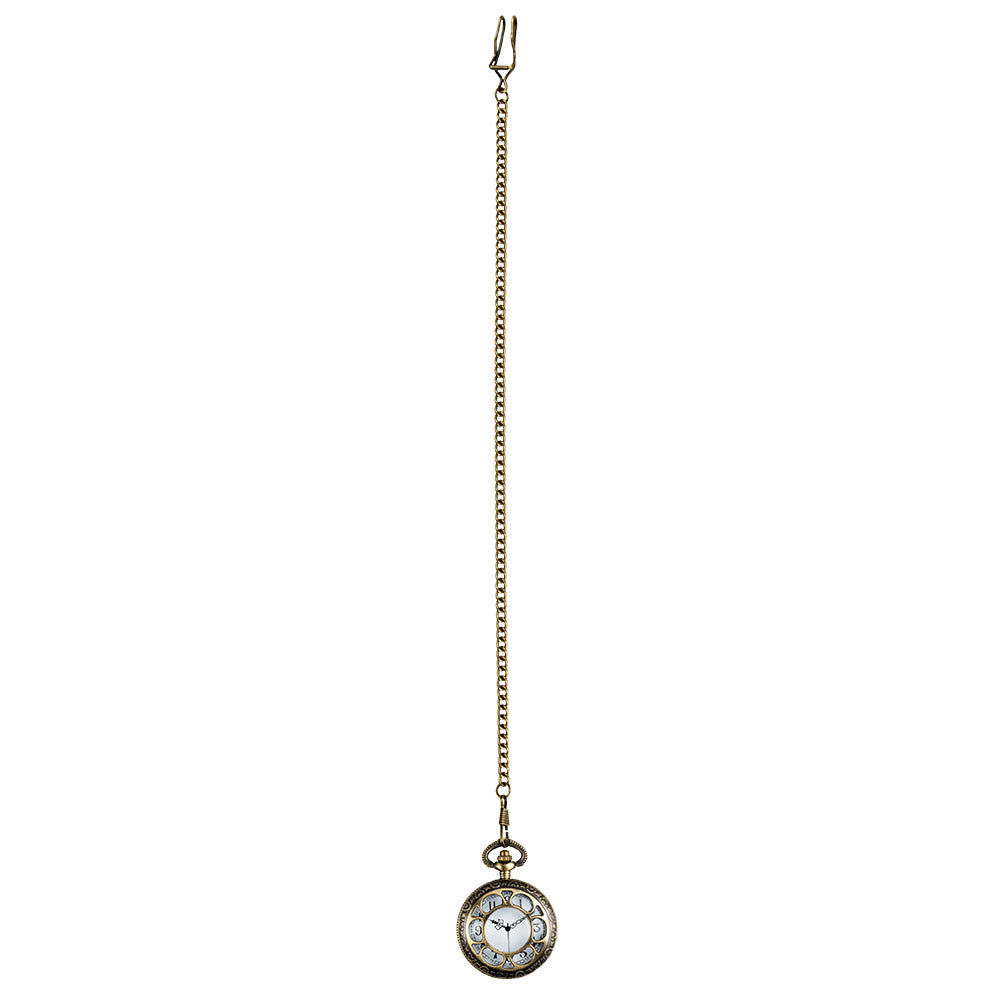 Montre de Poche Steampunk Steamclock – Accessoire Déguisement Rétro-Futuriste & Soirée
