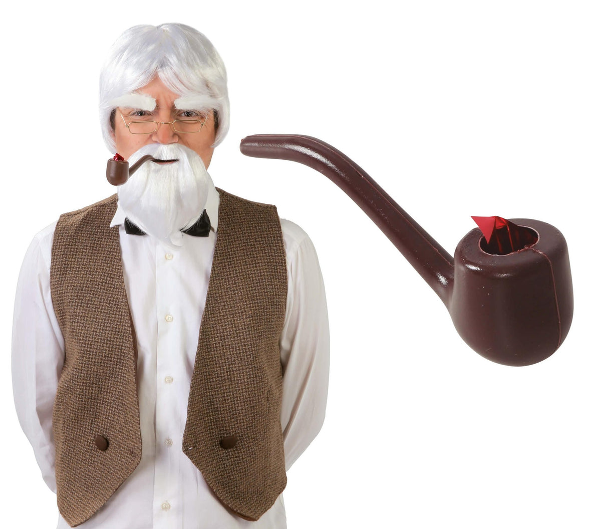 Pipe Style Années 1800 en PVC – Accessoire Déguisement Victorian & Soirée Costumée