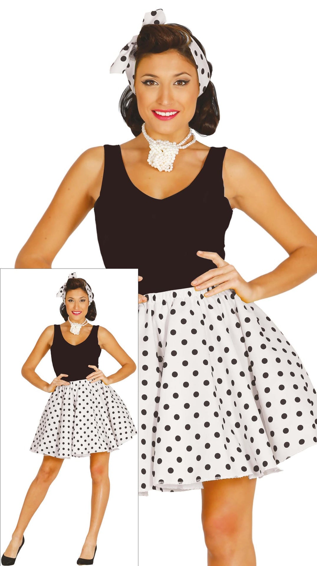 Set Déguisement Pin Up Femme (3 Coloris) – Accessoires Années 50 & Soirée Rétro