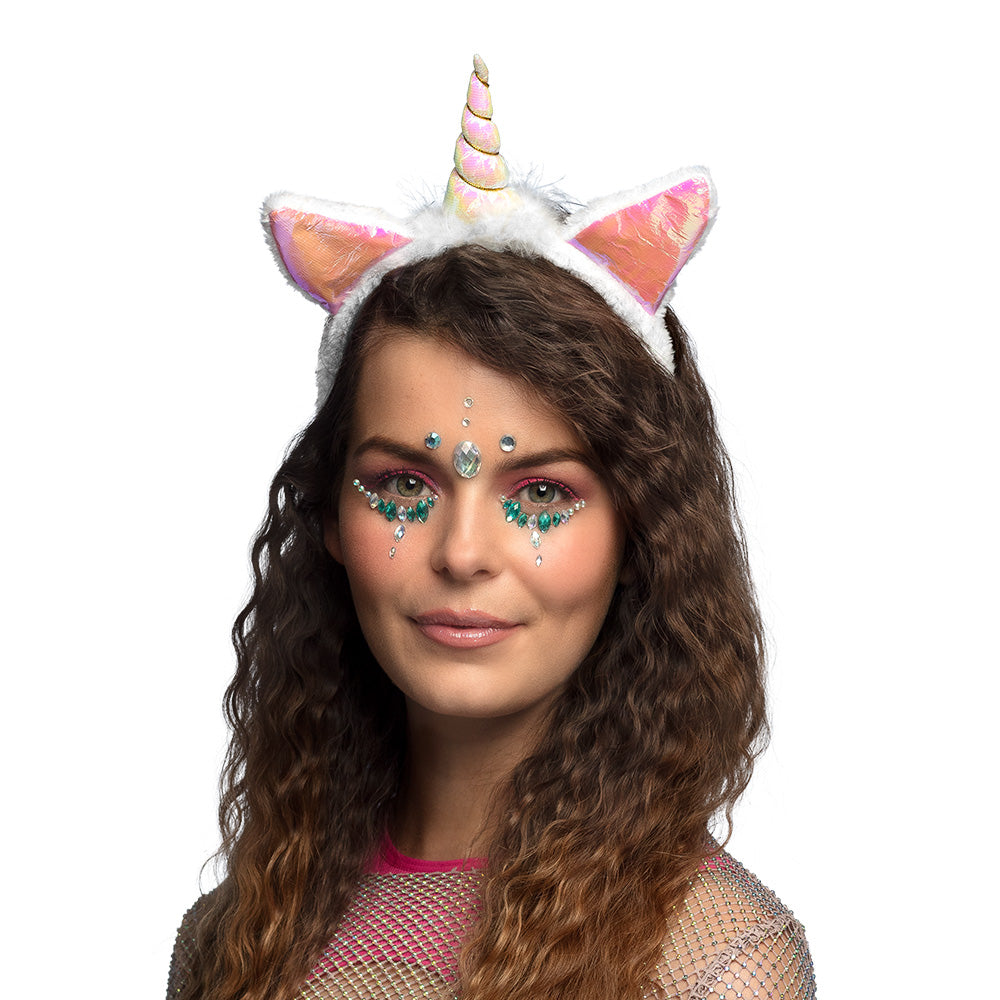 Tiare Holographique Licorne – Accessoire Déguisement Licorne & Soirée Fluo