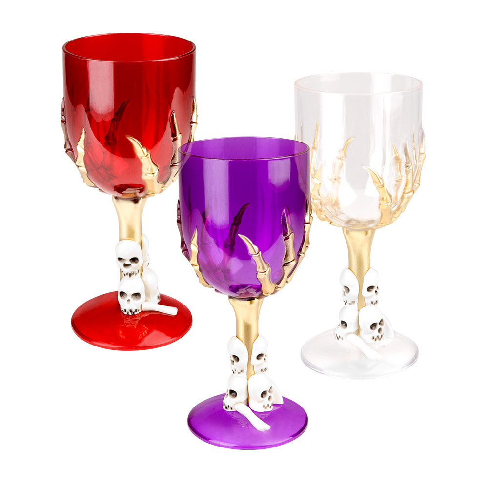 Verres à Vin Réutilisables 25 cl Or ou Argent – Lot de 10 pour Soirée Élégante & Fête