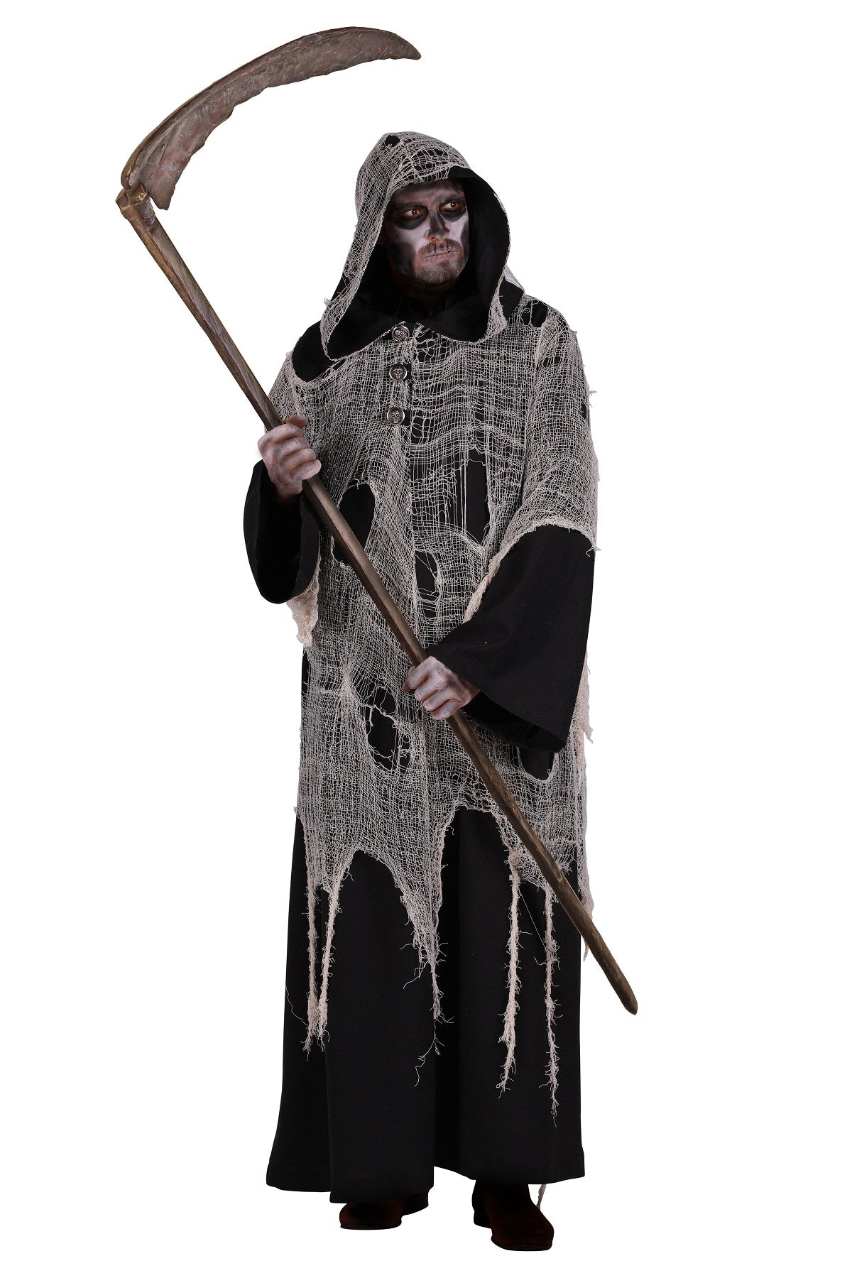 Costume Faucheuse Adulte Noir – Halloween et Soirée Horreur