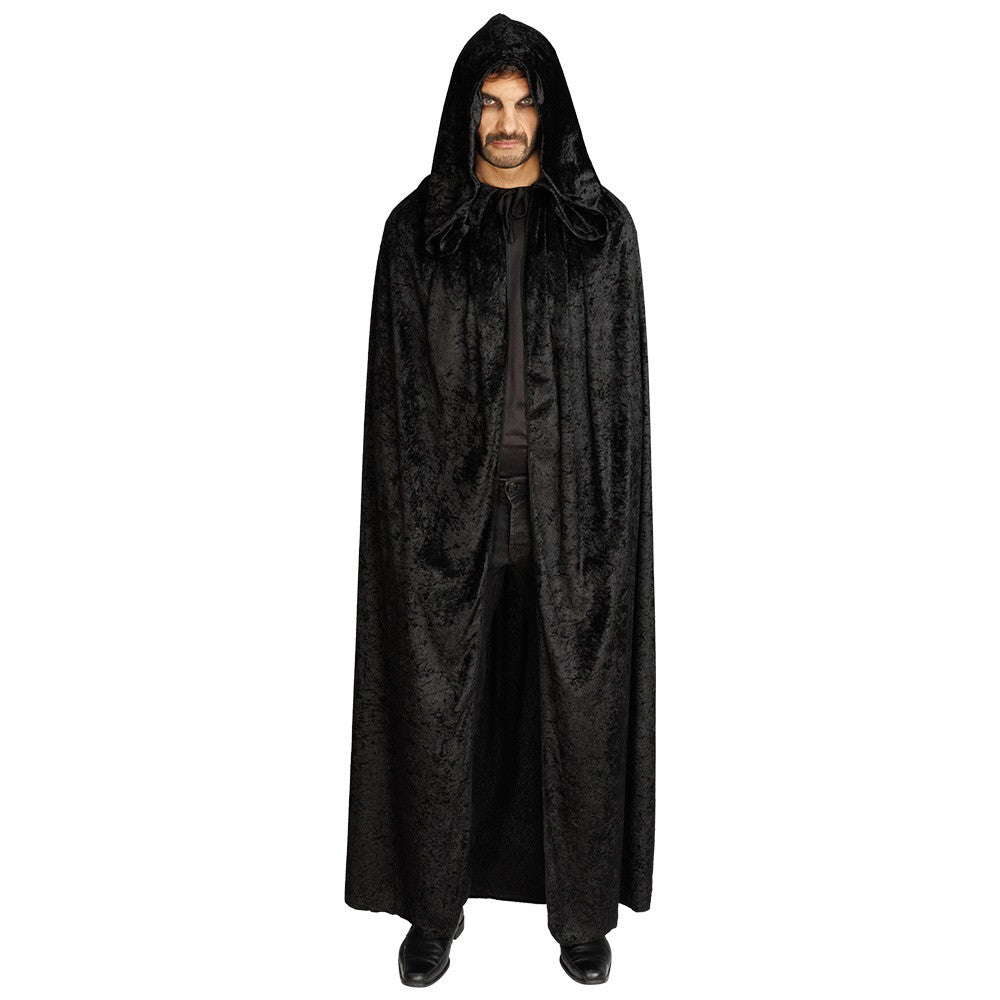 Cape à Capuche Velours Luxe – Costume Vampire et Halloween
