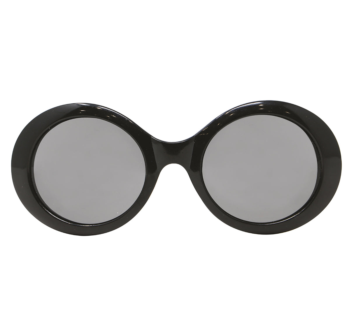 Lunettes noires années 60 en PVC - Accessoire festif