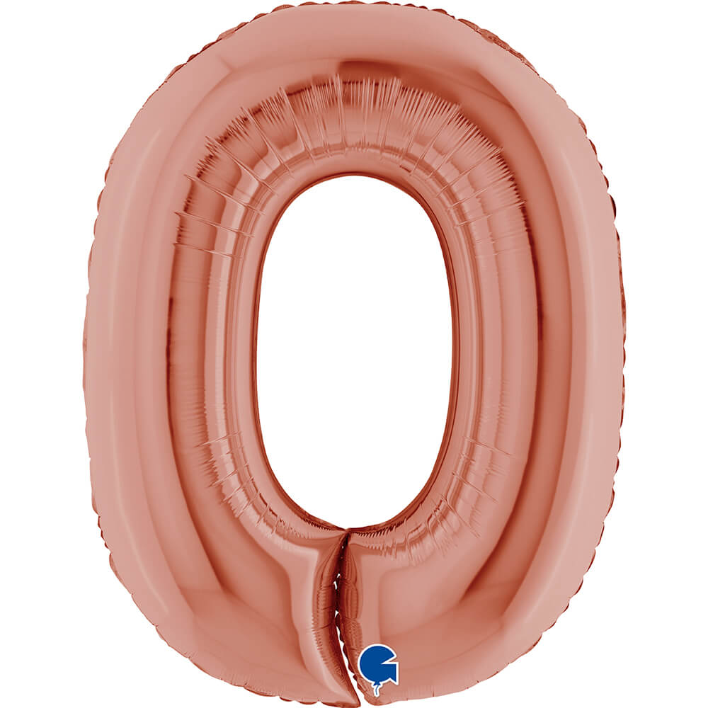 Ballon chiffre - Rose gold - 40" - Gonflage Hélium en boutique