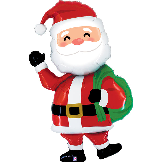 Ballon Géant Père Noël XL Gonflé à l'Hélium – Décoration de Noël Spectaculaire