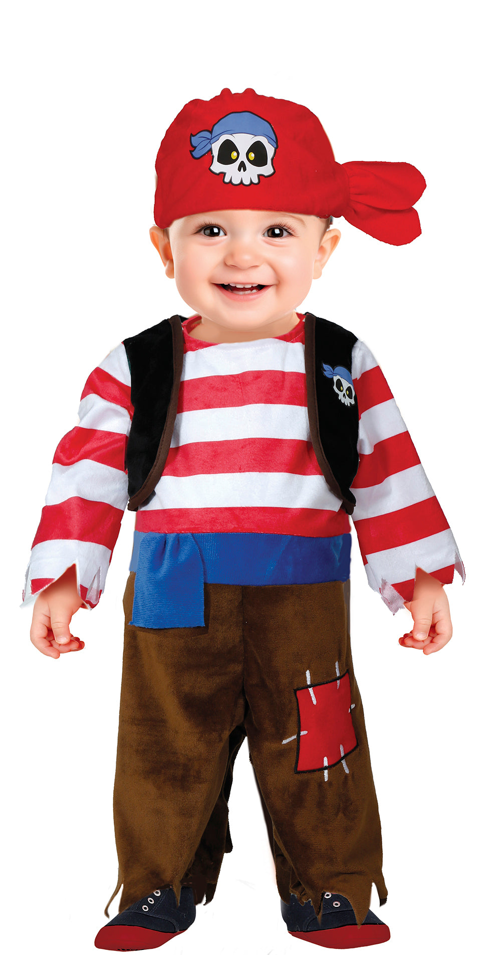 Déguisement Pirate Bébé Garçon - T-Shirt, Pantalon et Foulard