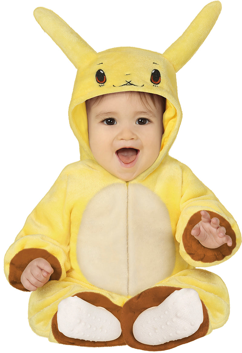 Déguisement Chinchilla Électrique Bébé - Capuche, Queue et Combinaison