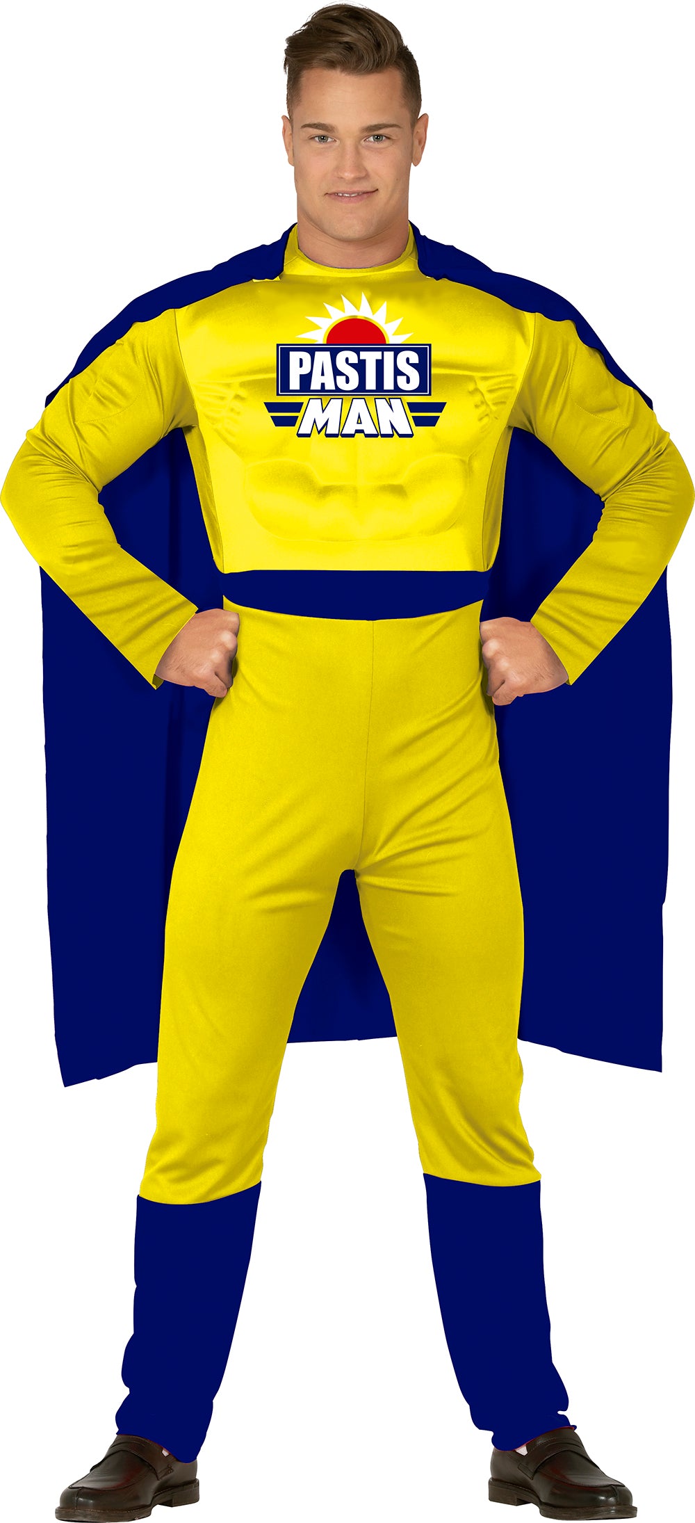 Déguisement Pastis Man Homme - Cape et Combinaison