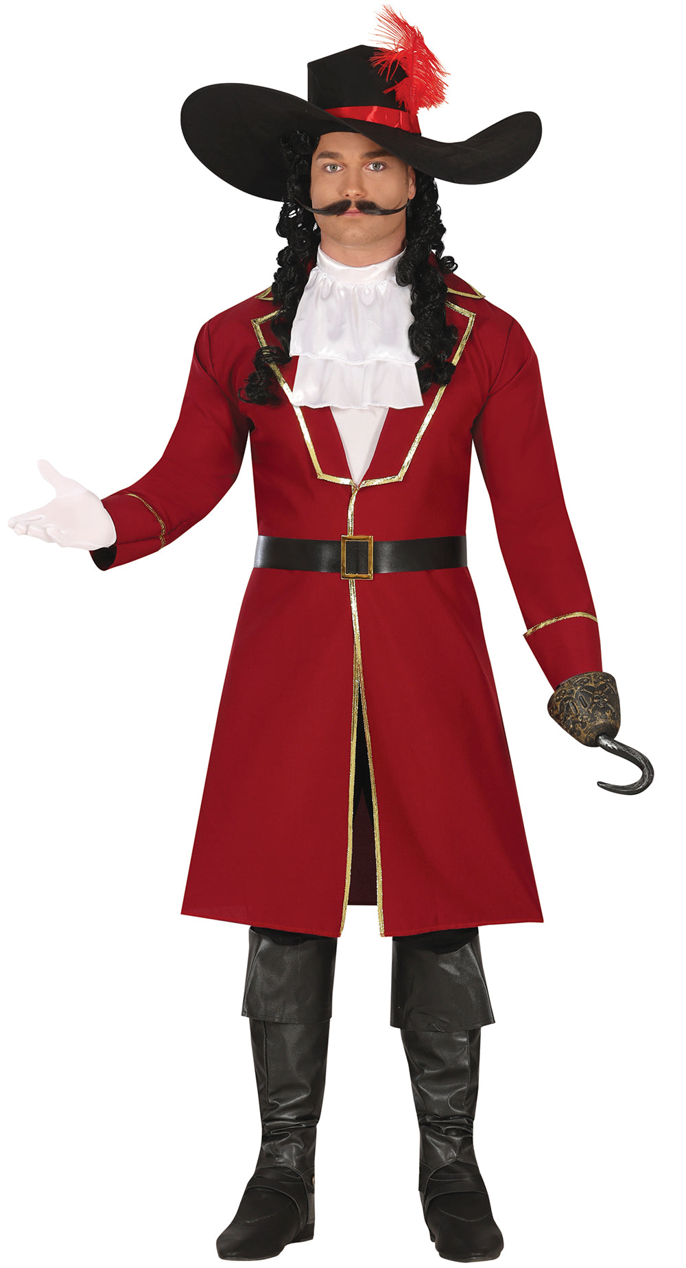 Déguisement Corsaire Homme - Veste, Ceinture et Plastron