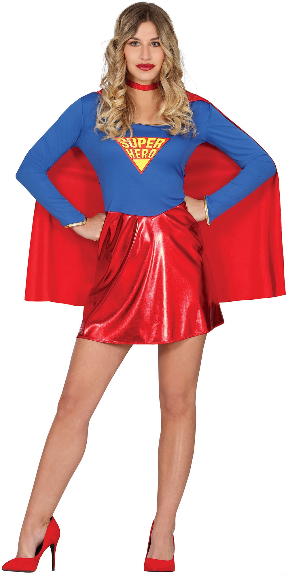 Déguisement Super-Héroïne Femme - Cape et Robe