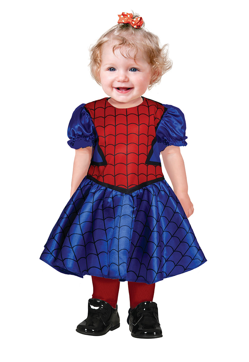 Déguisement bébé super-héroïne rouge et bleu 12-18 mois
