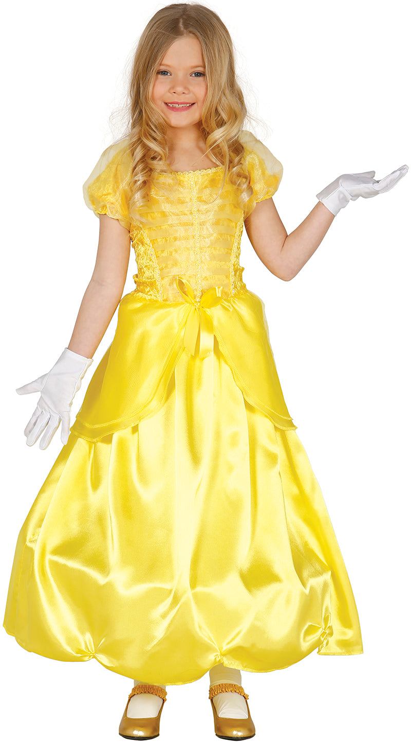 Déguisement Princesse Jaune Fille - Robe