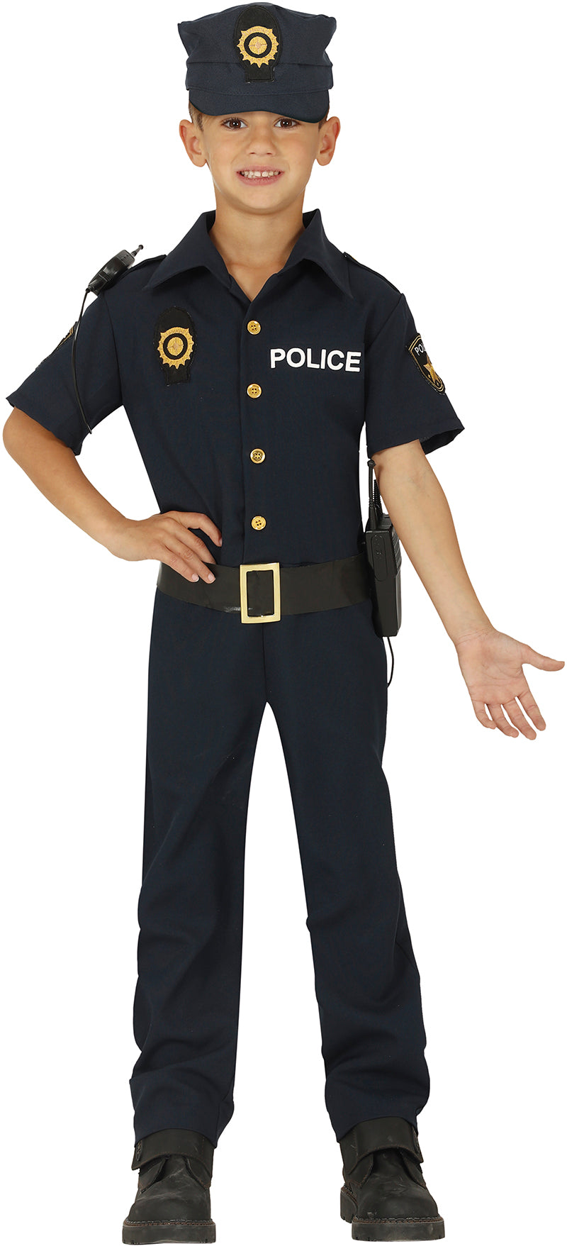 Déguisement Police Garçon - Ceinture, Chapeau et Combinaison