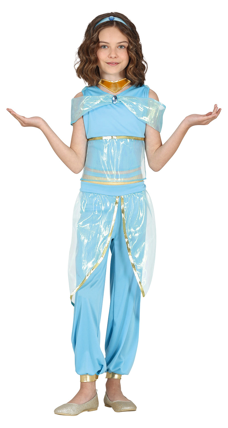 Déguisement Princesse du Désert Fille - T-Shirt, Cou, Diadème et Pantalon