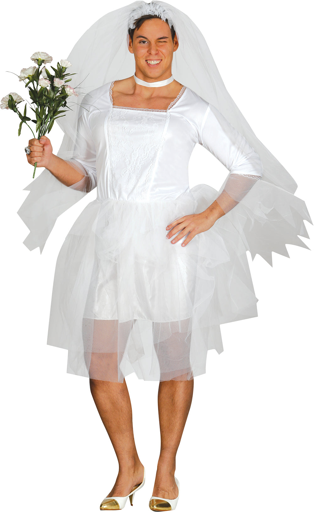 Déguisement Mariée Homme - Voile et Robe