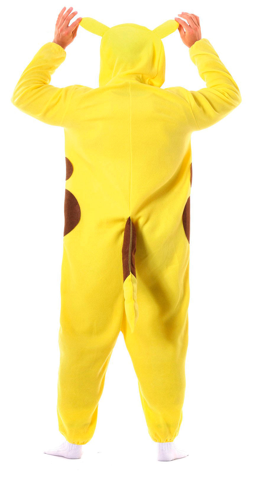 Déguisement chinchilla jaune et brun adulte - polyester