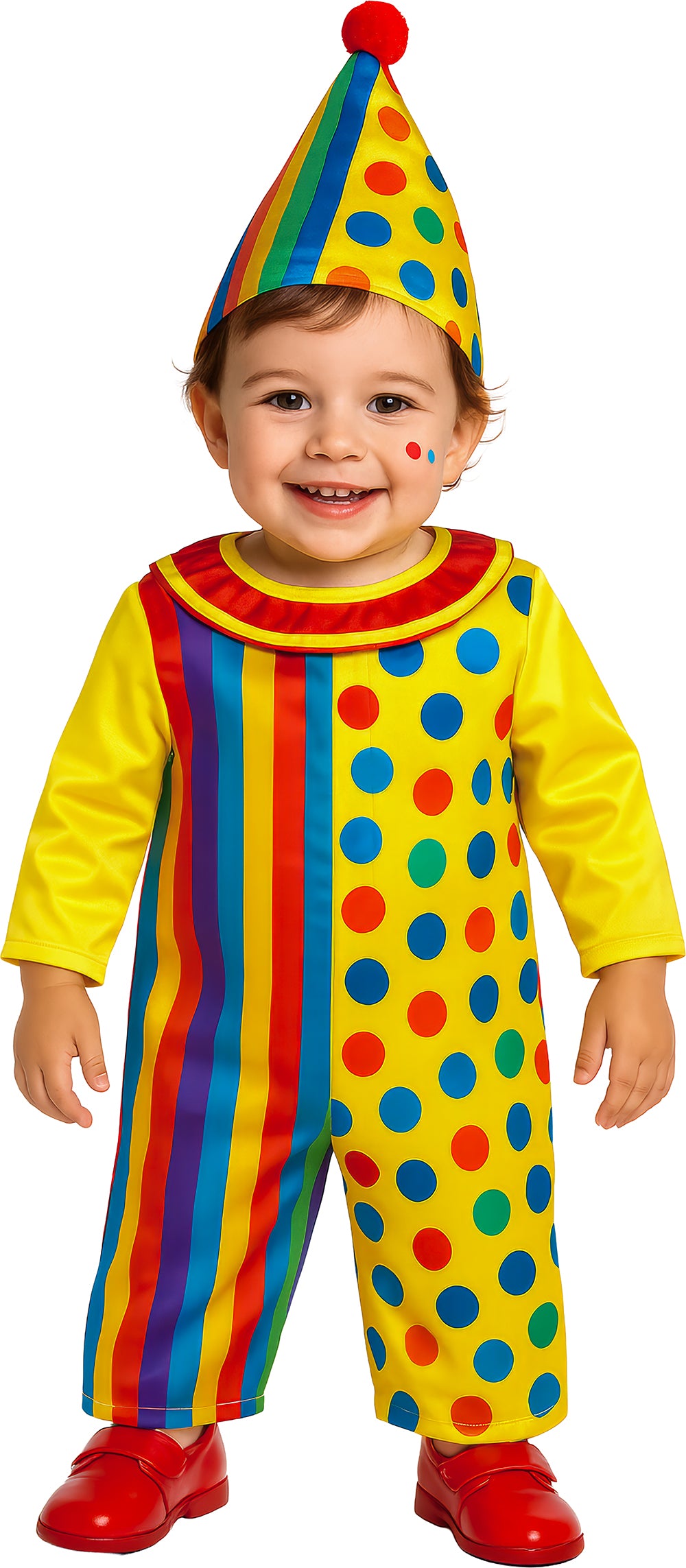 Déguisement Clown Bébé - Chapeau et Combinaison