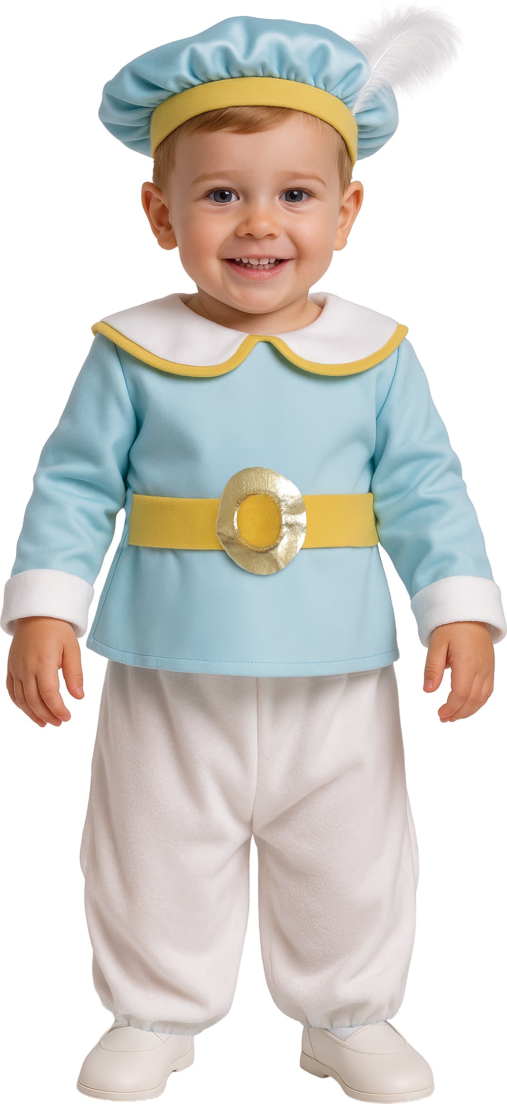 Déguisement Prince Bébé Garçon - Chemise, Ceinture, Chapeau et Pantalon