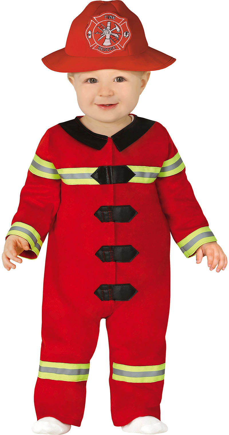 Déguisement Pompier Bébé Garçon - Chapeau et Combinaison