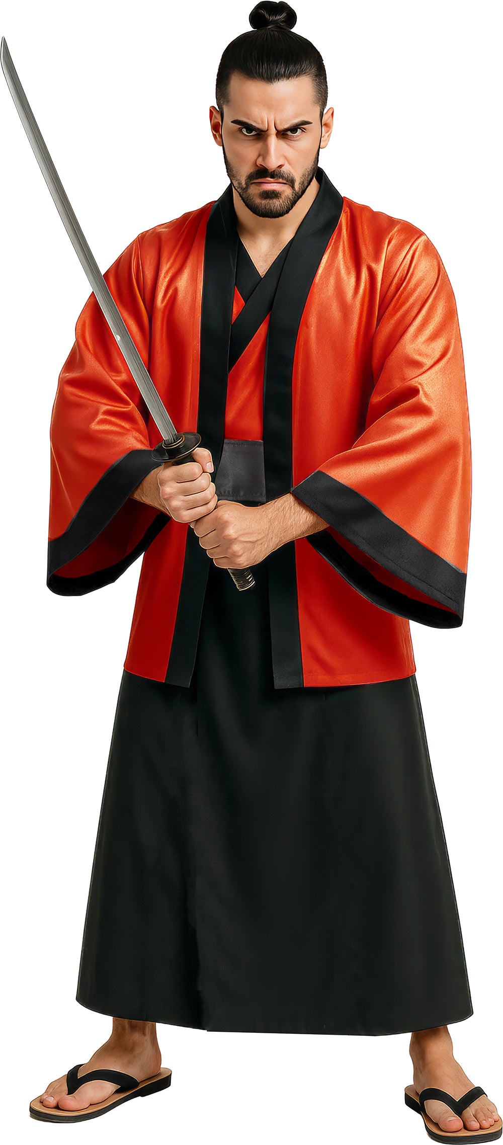 Déguisement Kimono Rouge Homme