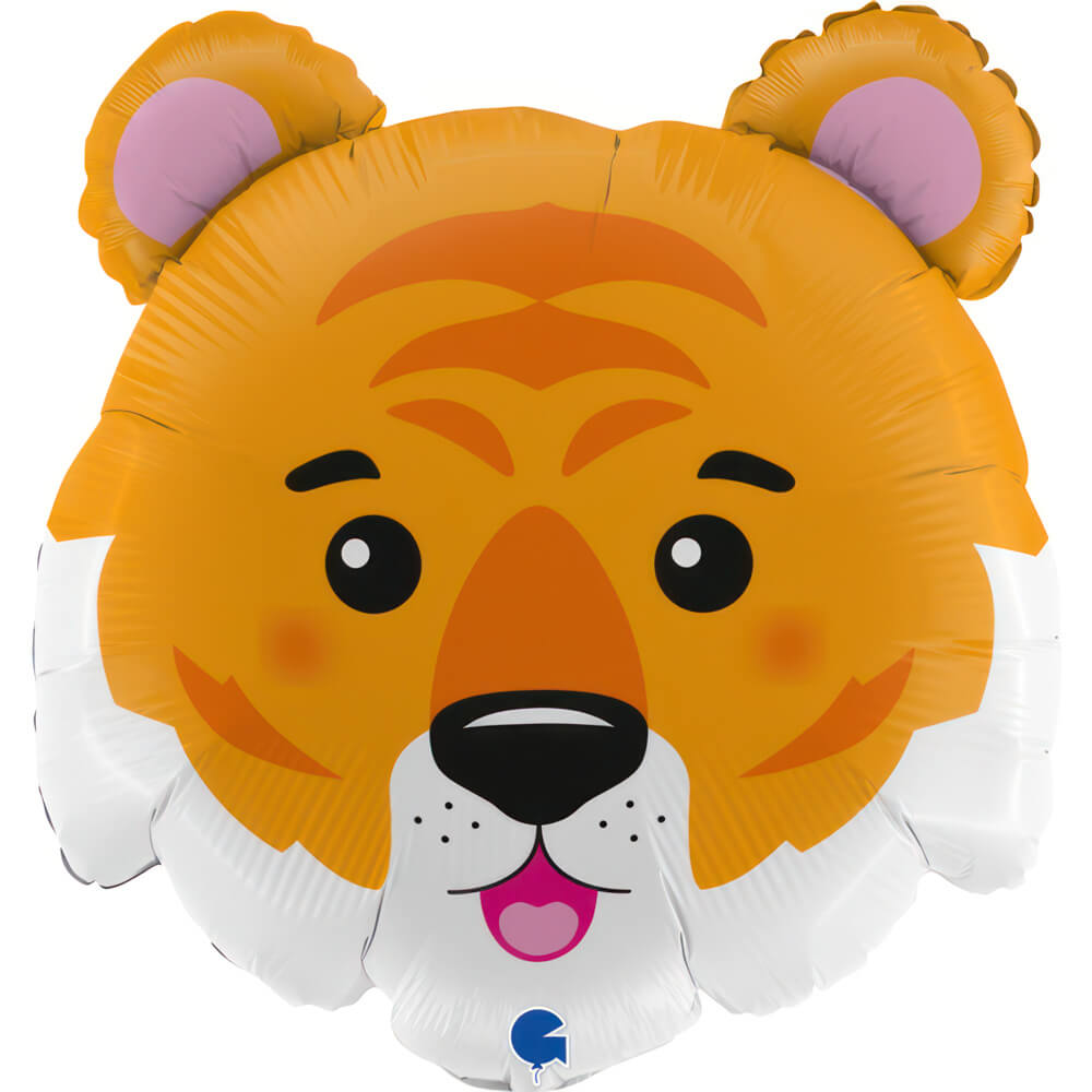 Ballon tête de tigre - 22" - Gonflage Hélium en boutique