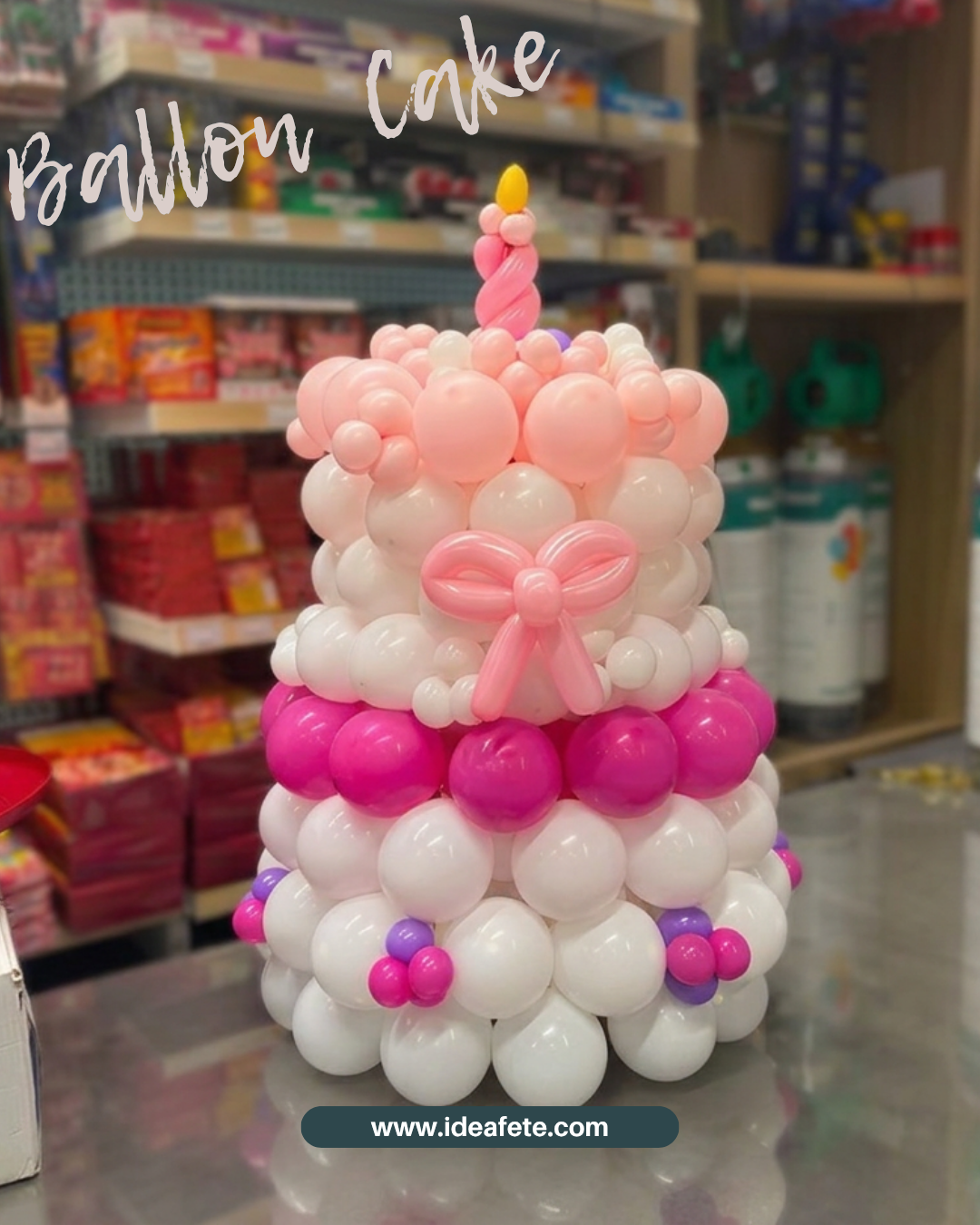 Livraison Balloon Art à Antibes : Notre Gâteau de Ballons Géant Fait Main