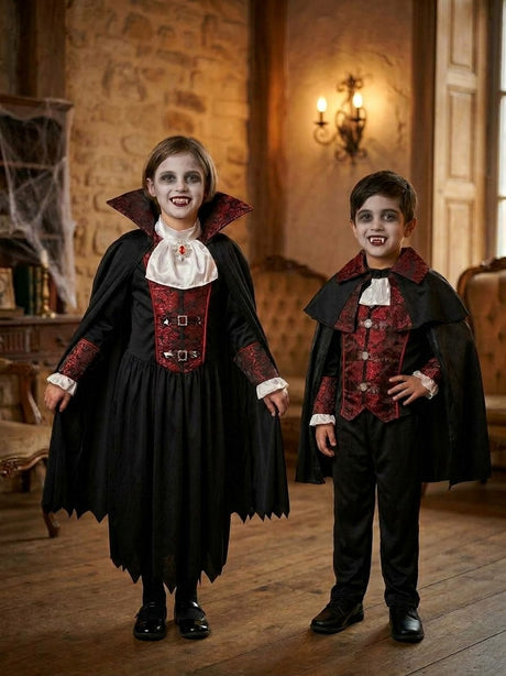Déguisements d'Halloween enfants : sorcières, fantômes & zombies