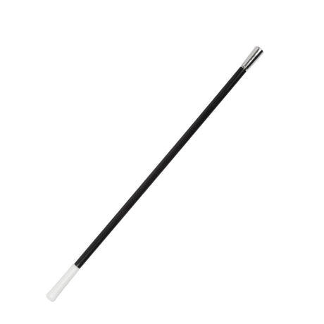 Long black and white fume cigarette holder for adults, 34 cm, made of polypropylene and ABS, ideal for 1920s flapper costumes and vintage accessories.