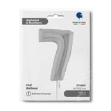 Ballon chiffre - Argent - 40" - Gonflage Hélium en boutique