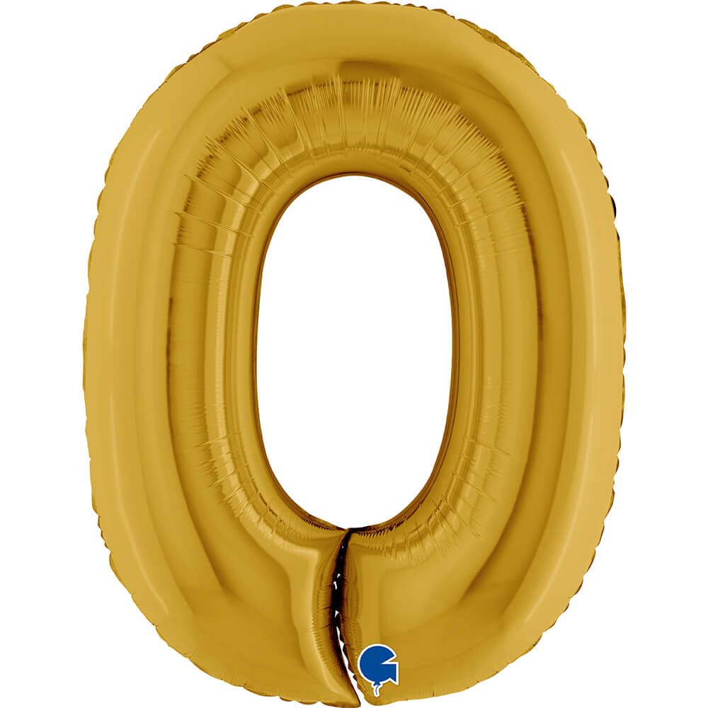 Ballon chiffre - Or - 40" - Gonflage Hélium en boutique